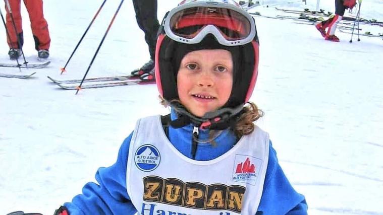 Jannik Sinner als kleiner Skifahrer: Jetzt ist er ein Tennisstar.