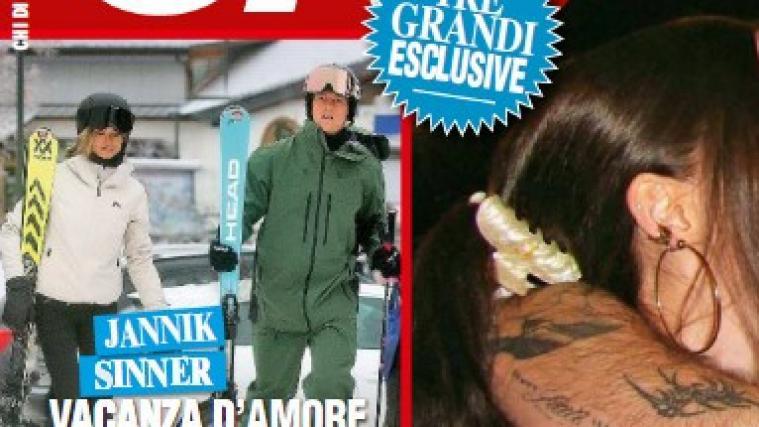 Jannik Sinner mit Laila auf dem Cover von Chi.