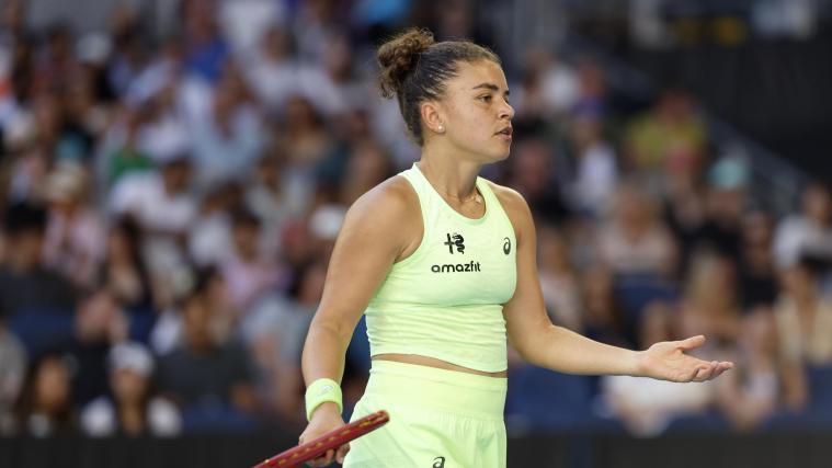 Jasmine Paoline musste in Melbourne bereits die Segel streichen. © ANSA / ROB PREZIOSO