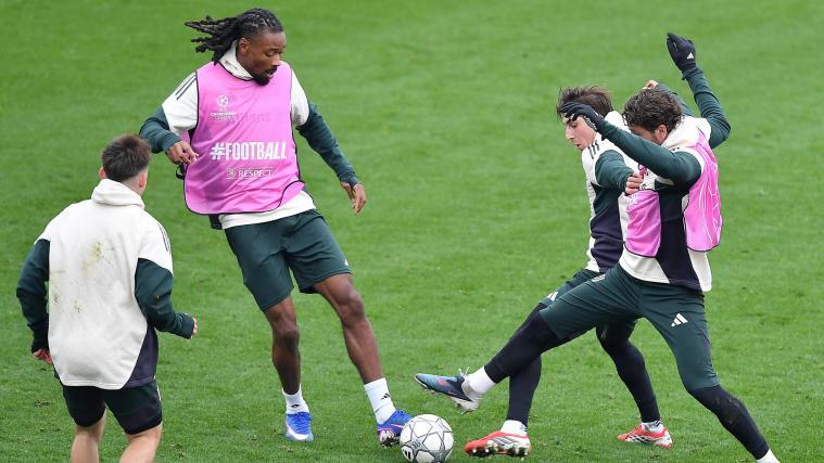 Juventus, hier im Abschlusstraining am Dienstag, braucht einen Sieg. © ANSA / Alessandro Di Marco