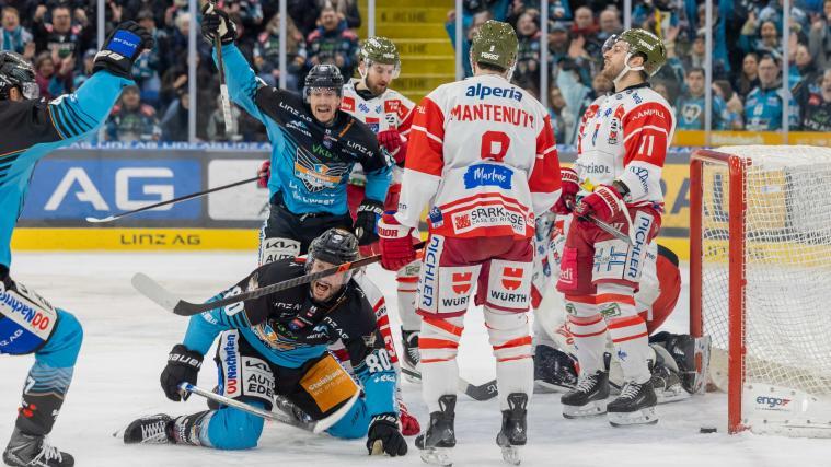Linz jubelt, der HC Bozen ist geschlagen. © HANNES DRAXLER / HANNES DRAXLER