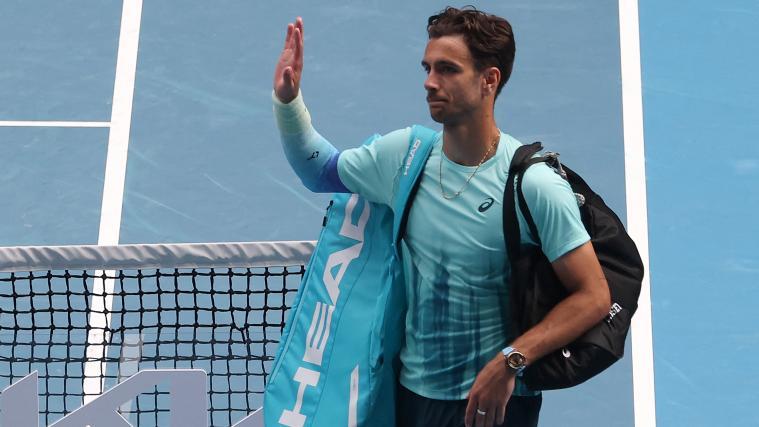 Lorenzo Musetti hat sich verletzt. © AFP / DAVID GRAY