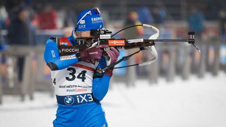 Lukas Hofer lief in Nove Mesto aufs Podest. © APA/afp / RADEK MICA