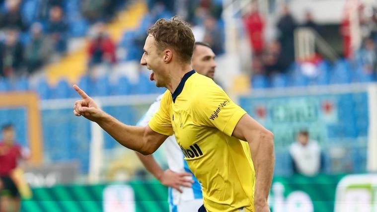 Manuel De Luca traf bei seinem Startelf-Debüt für Modena. © Modena FC