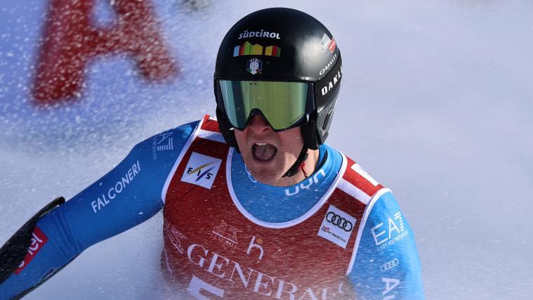 Max Perathoner beim Weltcup in Kitzbühel. © Marco Trovati/Pentaphoto