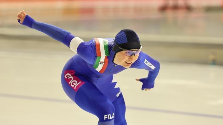 Maybritt Vigl, Südtirols beste Eisschnellläuferin.