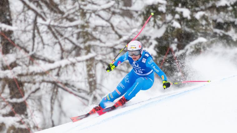 Nadia Delago had another strong downhill training run on Thursday. © APA / EXPA/ JOHANN GRODER