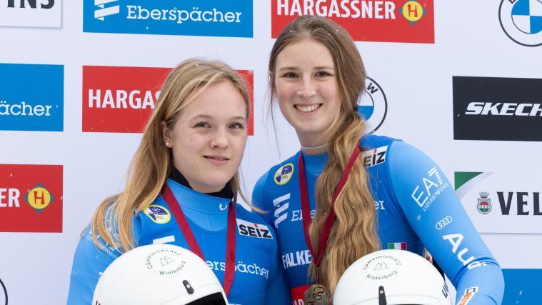 Nadia Falkensteiner und Annalena Huber überzeugen im Doppelsitzer. © Michael Kristen / kristen-images.com / Michael Kristen