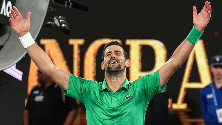 Novak Djokovic will auch im Finale der Australian Open die Oberhand behalten. © APA/afp / IZHAR KHAN