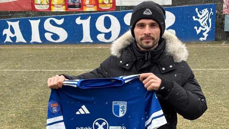 Obermais' new striker has already familiarized himself with his new stadium.