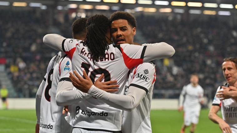 Rafael Leao erzielte den Siegtreffer. © ANSA / FABIO MURRU