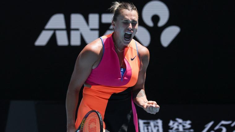 Sabalenkas Jubelschrei. © APA/afp / DAVID GRAY