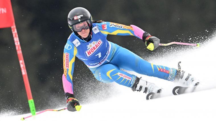 Sara Hecto liegt in Führung. © APA/afp / MICHAL CIZEK