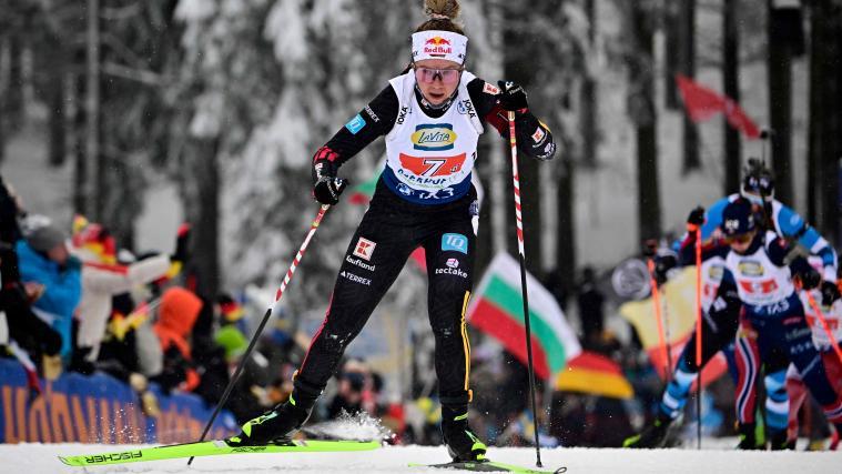 Selina Grotian galt lange als Deutschlands größtes Biathlontalent. © APA/afp / TOBIAS SCHWARZ