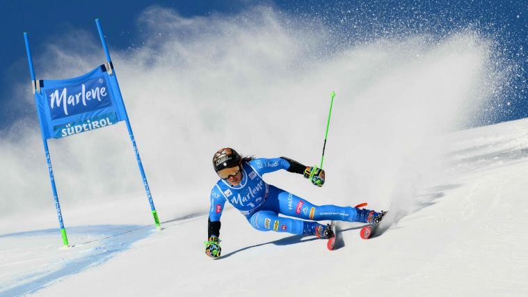 Sie ist zurück: Federica Brignone gibt am Kronplatz wieder Gas. © APA/afp / MARCO BERTORELLO