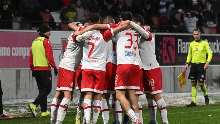 So jubelt der FC Südtirol. © Alle Foto: DLife/Ognibeni