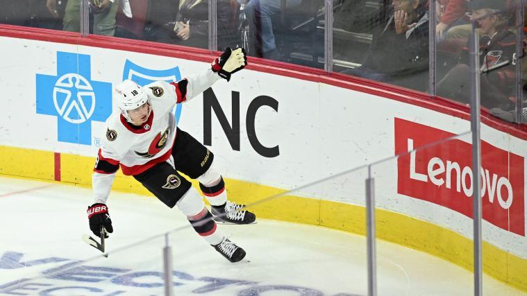 Tim Stützle is a key player for the Ottawa Senators. © APA / GRANT HALVERSON