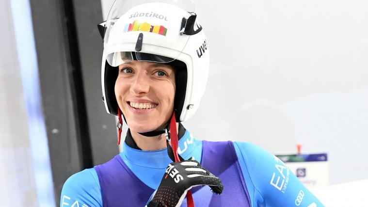 Verena Hofer hat in Winterberg einen weiteren Podestplatz gefeiert. © Foto Hermann Sobe / Hermann Sobe Medienservice HS