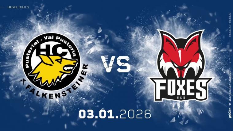 The new ice hockey year kicked off with a real highlight for all South Tyrolean fans. HC Falkensteiner Pustertal and HCB Südtirol Alperia faced off in Bruneck – with the Foxes emerging victorious. The best and most important moments of the game are available here in the video. © stol