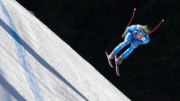 Will auch auf der Streif alle überraschen: Giovanni Franzoni. © APA/afp / JOE KLAMAR