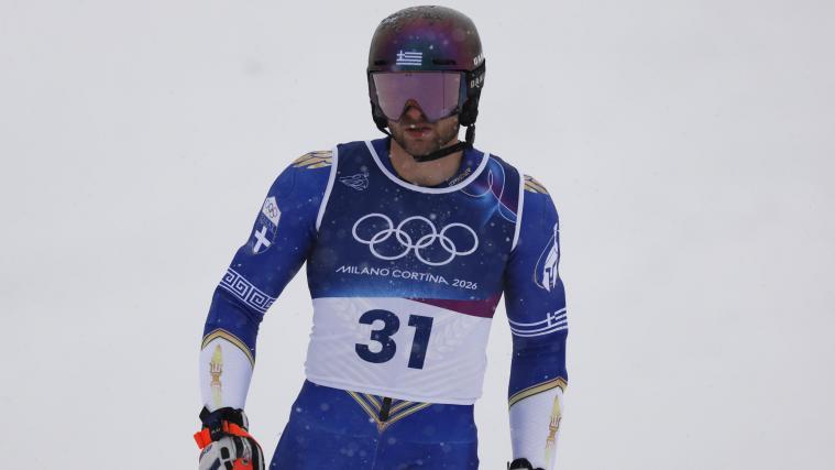 Aj Ginnis beendete bei Olympia in Bormio seine Karriere. © ANSA / GUILLAUME HORCAJUELO