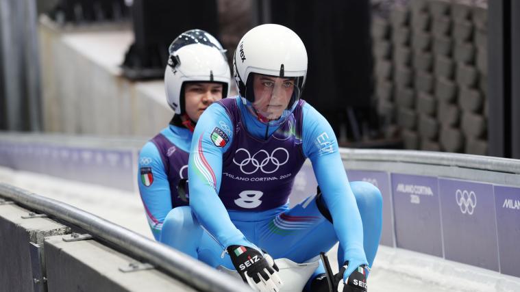 Andrea Vötter (devant) et Marion Oberhofer ont impressionné lors de la première manche. © FELICE CALABRO' / Felice Calabro'