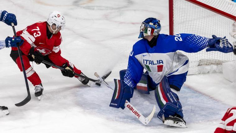Damian Clara stellte sich den Schweizern wie eine Wand entgegen. © ANSA / SALVATORE DI NOLFI