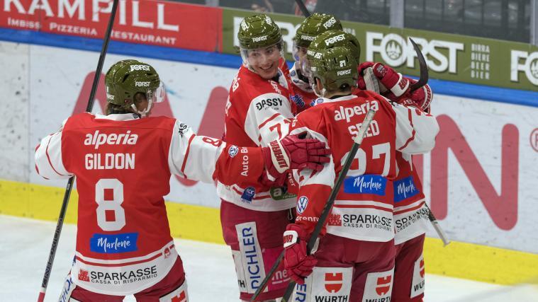 Der HC Bozen bejubelte einen klaren Sieg. © Vanna Antonello