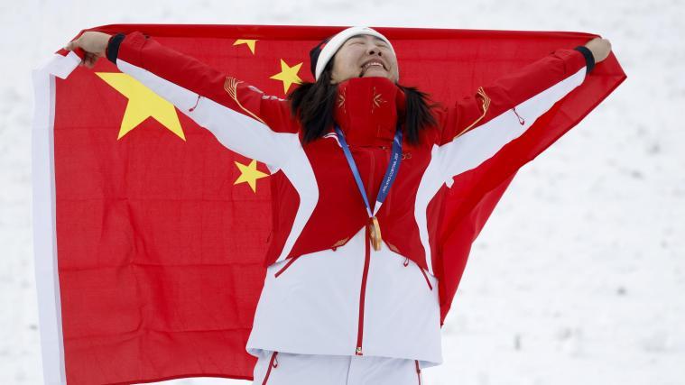 Der Jubel bei Mengtao Xu war nach dem Olympiasieg groß. © ANSA / GUILLAUME HORCAJUELO