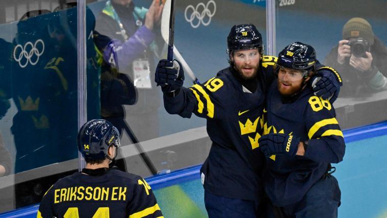 Die Schweden treffen im Viertelfinale auf die USA. © APA/afp / ALEXANDER NEMENOV