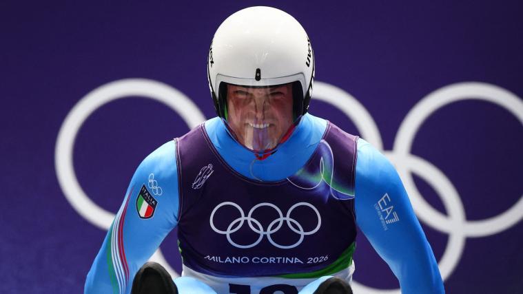 Dominik Fischnaller ist auf Medaillenkurs. © APA/afp / FRANCK FIFE