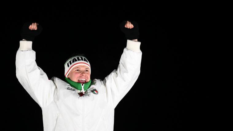 Dominik Fischnaller ist Südtirols Bronze-Held. © APA/afp / MARCO BERTORELLO