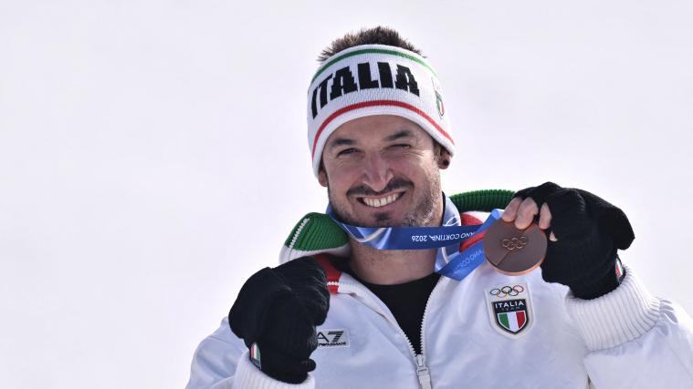 Dominik Paris holte in Bormio seine erste Olympia-Medaille. © APA/afp / JEFF PACHOUD