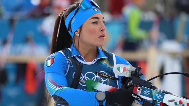 Dorothea Wierer aux Jeux olympiques de 2026. © Felice Calabro