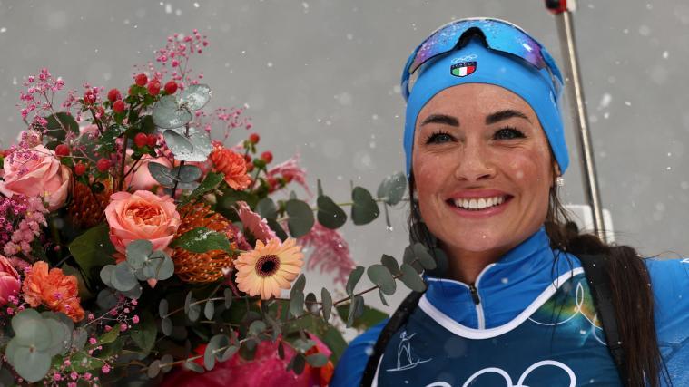 Dorothea Wierer hat einen Schlussstrich unter ihre Karriere gezogen. © APA/afp / FRANCK FIFE