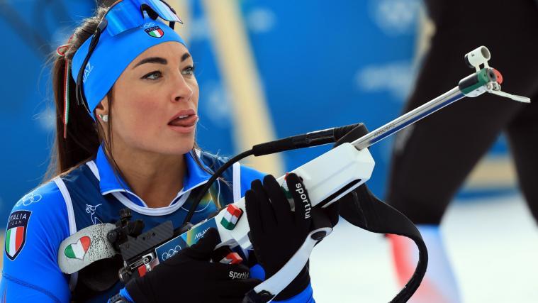 Dorothea Wierer is competing for a medal with the mixed relay team at the Olympic Games © ANSA / PIERRE TEYSSOT
