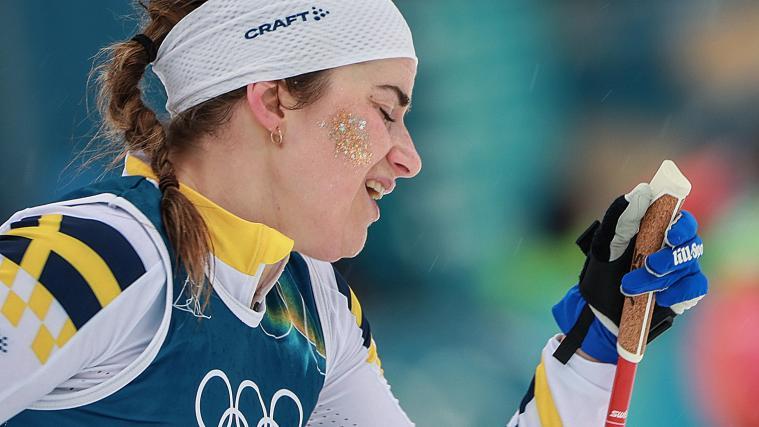 Ebba Andersson hatte großes Pech. © ANSA / HANNIBAL HANSCHKE