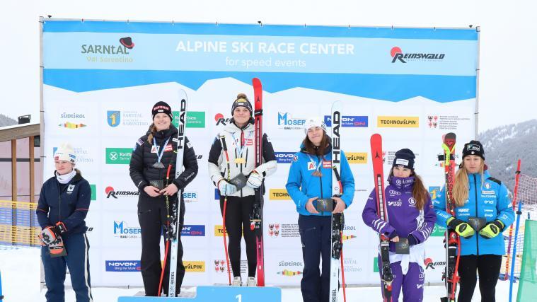 Emily Schöpf (center) triumphed in Reinswald. © Richard Kröss