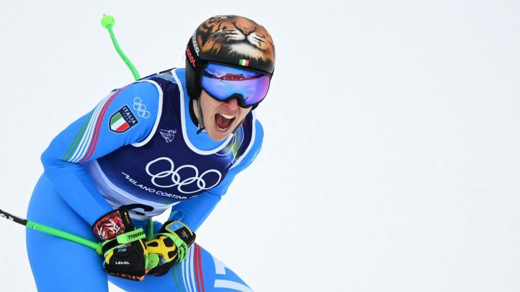 Federica Brignone au Super-G de Cortina d'Ampezzo. © APA/afp / FRANCOIS-XAVIER MARIT