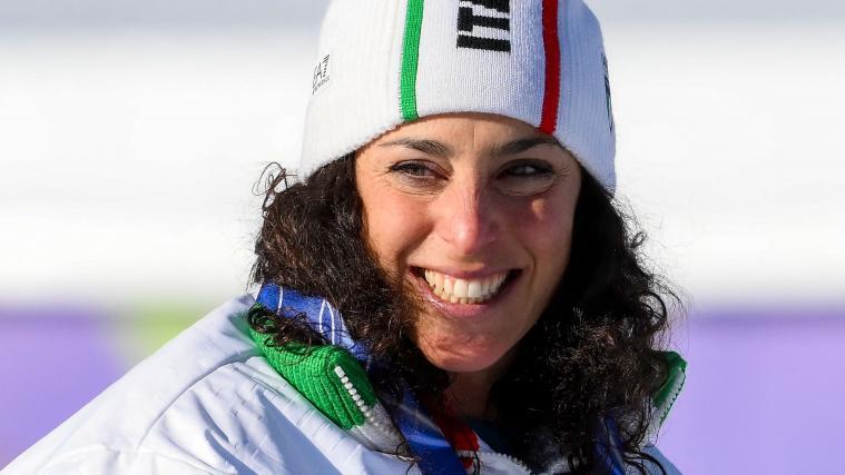 Federica Brignone: Schwebt sie im Liebesglück? © APA/afp / MARCO BERTORELLO