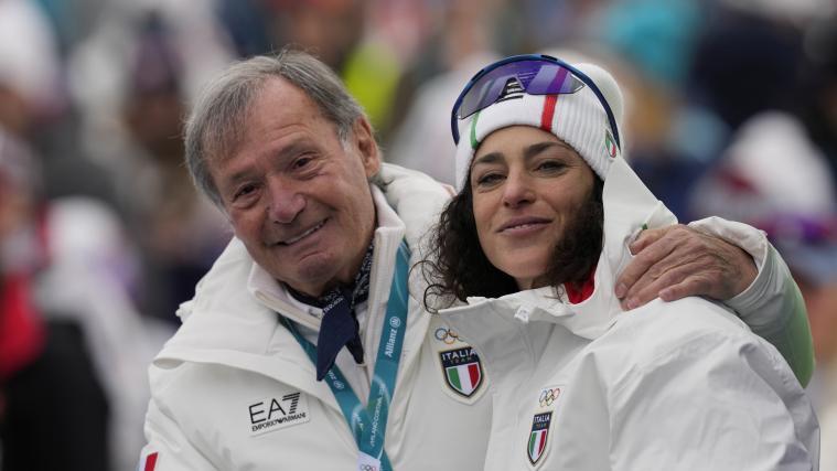 Flavio Roda mit Superstar Federica Brignone. © Pentaphoto