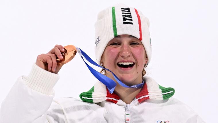 Flora Tabanelli hat ein olympisches Märchen erlebt. © APA/afp / KIRILL KUDRYAVTSEV