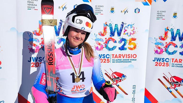 Giorgia Collomb hat am Mittwoch gemeinsam mit Ilaria Ghisalberti ein Europacup-Rennen gewonnen. © FISI