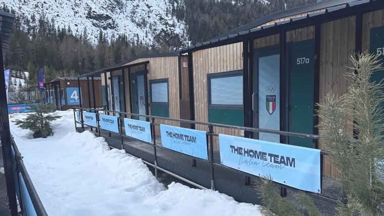 Hier leben Italiens Athleten und Athletinnen während Olympia.