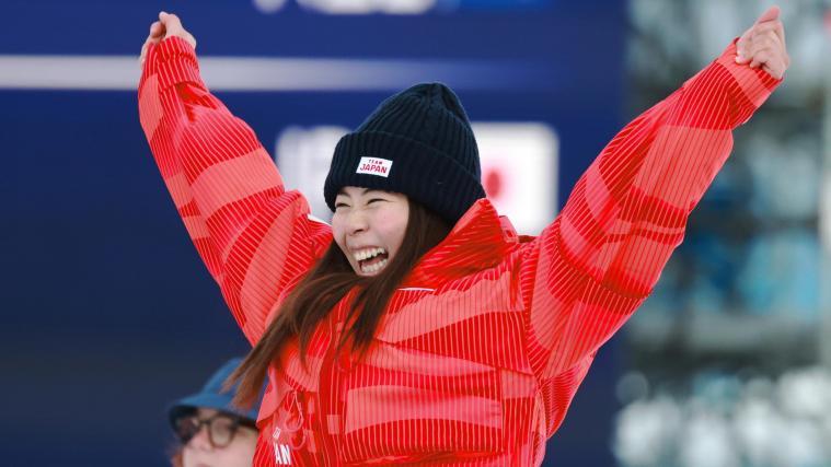 Holte sich ihre erste Olympiamedaille: Mari Fukada. © ANSA / ALEX PLAVEVSKI