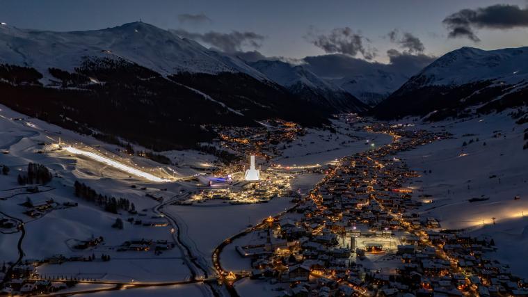In Livigno finden die Olympia-Snowboard- und Freestyle-Skiing-Wettbewerbe statt. © APA / EXPA/ JOHANN GRODER