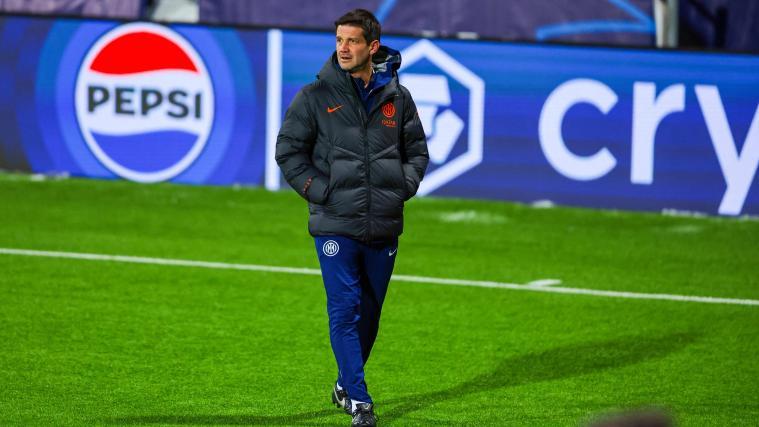 Inter-Trainer Christian Chivu gastiert mit seinem Team in Norwegen. © APA/afp / THOMAS ANDERSEN