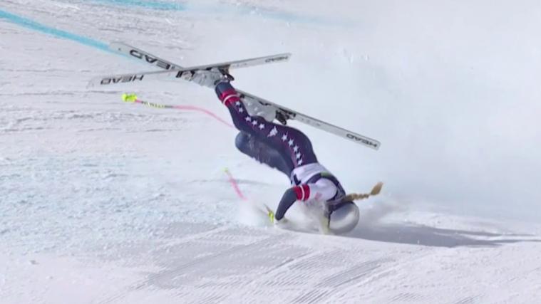 Lindsey Vonn ist in Cortina d'Ampezzo schwer gestürzt.