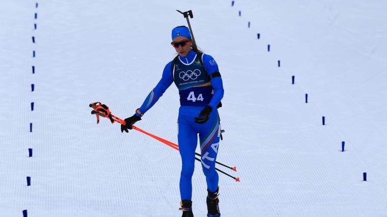 Lisa Vittozzi gehört im Massenstart von Antholz zu den Favoritinnen. © ANSA / PIERRE TEYSSOT