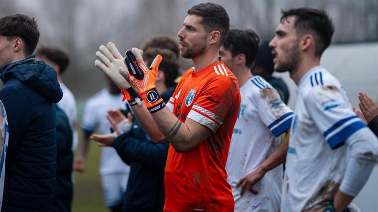 Luca Tenderini, Tormann und Führungsspieler des FC Obermais. © P. Schwienbacher (3)